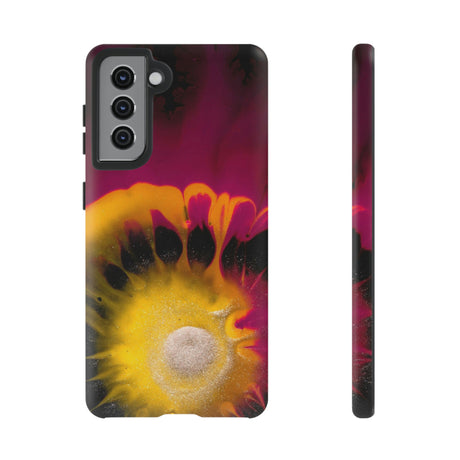 Deep Purple Ink Art Android Case (Protective) Samsung Galaxy S21 Matte Phone Case