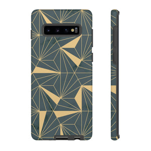 Gold Lines Android Case (Protective) Samsung Galaxy S10 Plus Glossy Phone Case