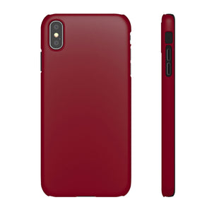 Burgundy Red iPhone Case (Slim) iPhone XS MAX Matte Phone Case