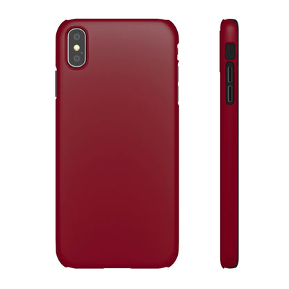 Burgundy Red iPhone Case (Slim) iPhone XS MAX Matte Phone Case