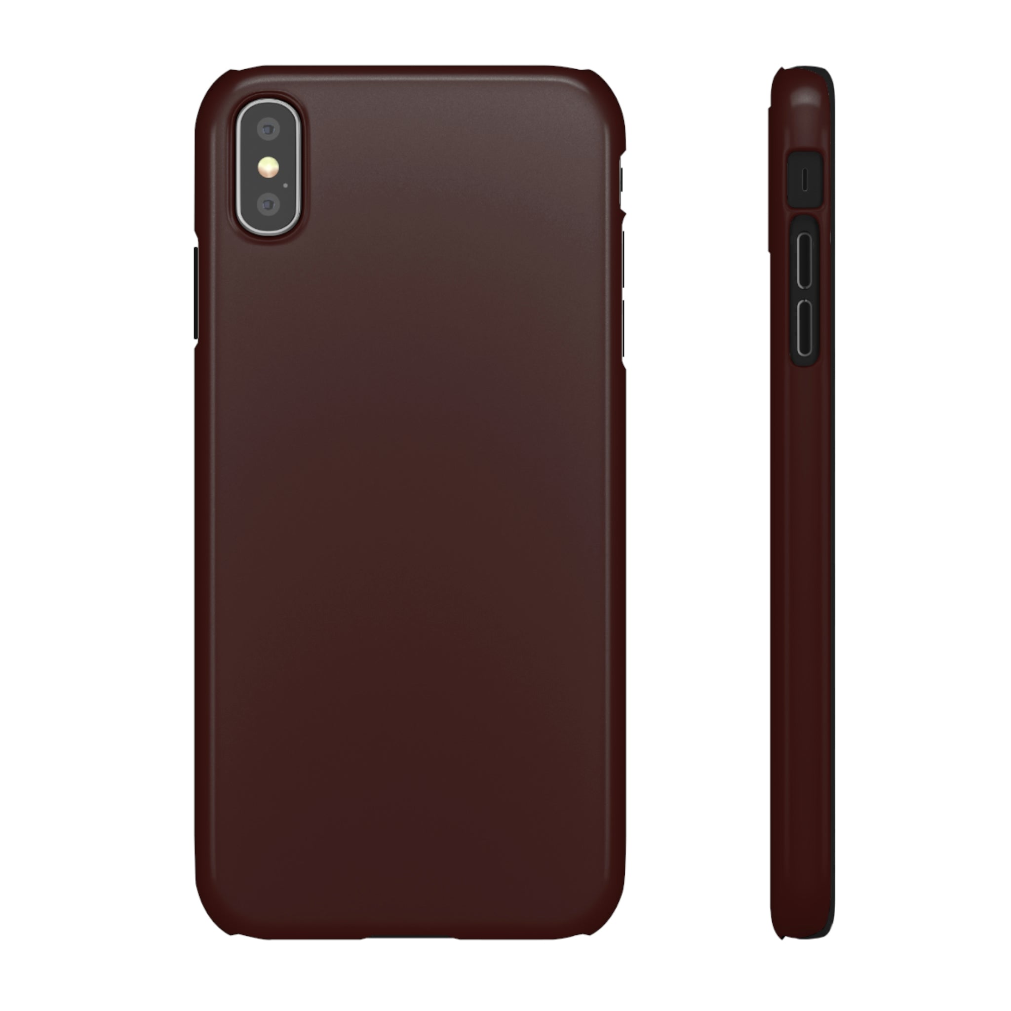 Dark Sienna Purple iPhone Case (Slim) iPhone XS MAX Glossy Phone Case