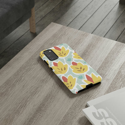 Summer Yellow Happy Flower Samsung Case (Protective) Phone Case