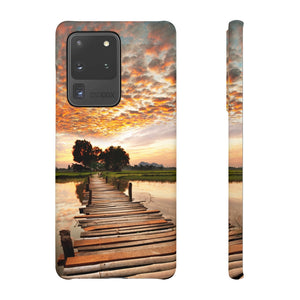 Sunset on the Tropical River Samsung/iPhone (Slim) Phone Case