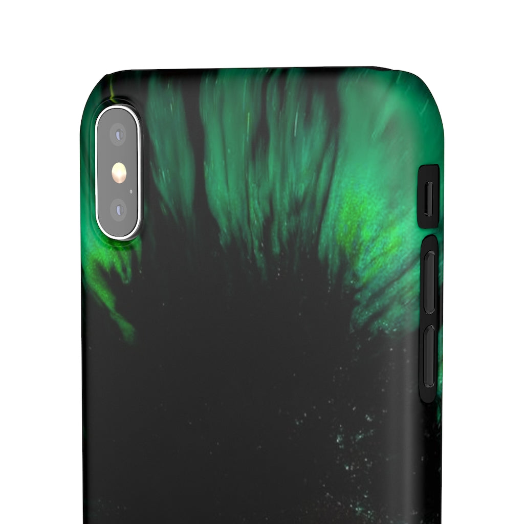 Northen Star Gaze Ink Art iPhone Case (Slim) Phone Case