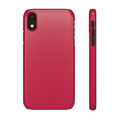 Bright Maroon iPhone Case (Slim) iPhone XR Glossy Phone Case