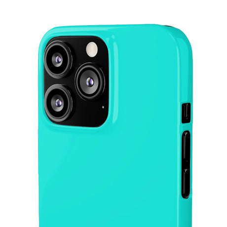 Bright Turquoise iPhone Case (Slim) Phone Case