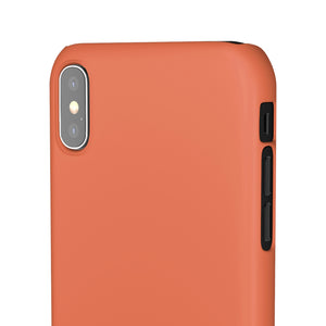 Burnt Sienna iPhone Case (Slim) Phone Case