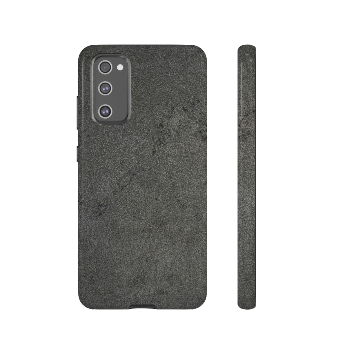 Steel Grey Granite Android Case (Protective) Samsung Galaxy S20 FE Glossy Phone Case