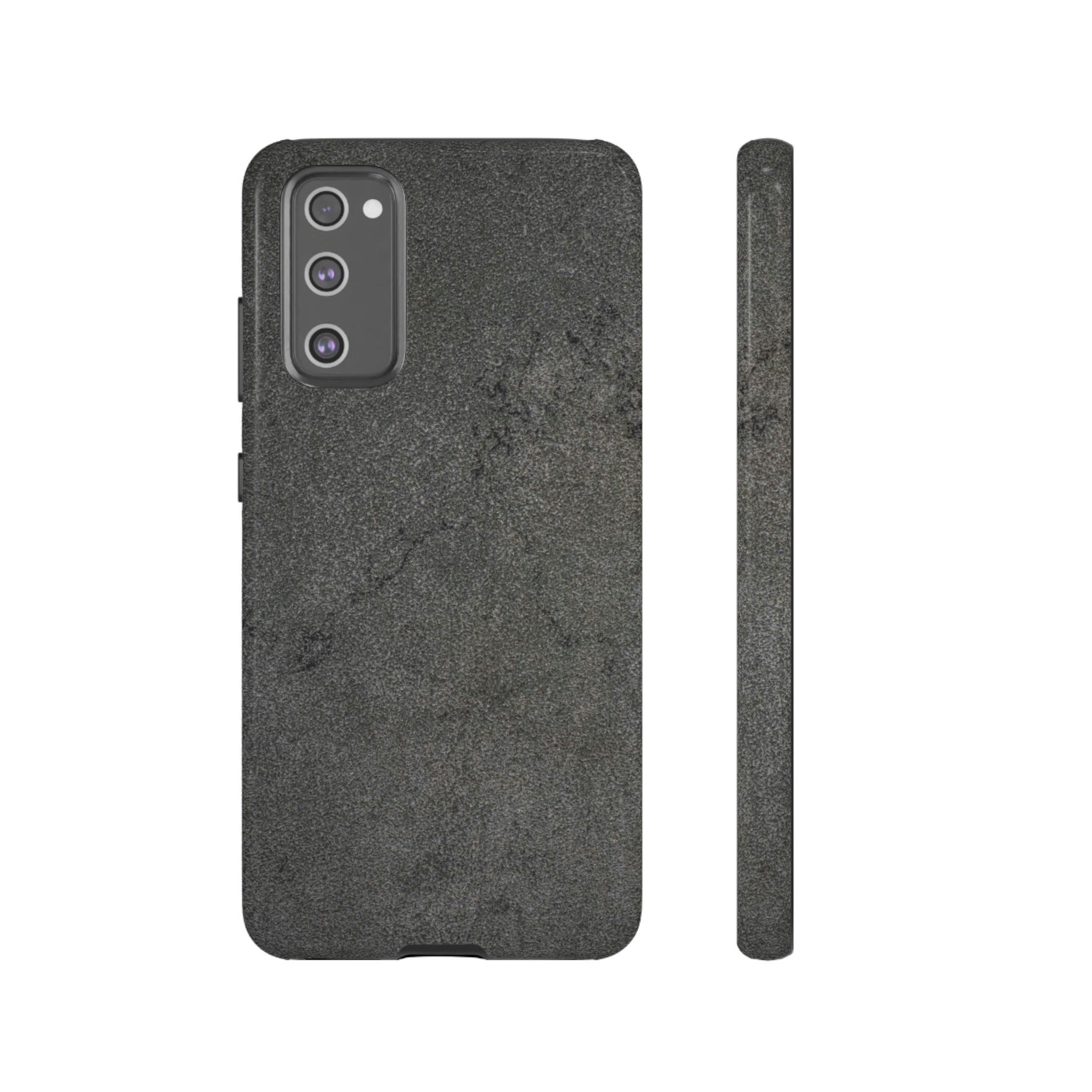 Steel Grey Granite Android Case (Protective) Samsung Galaxy S20 FE Glossy Phone Case