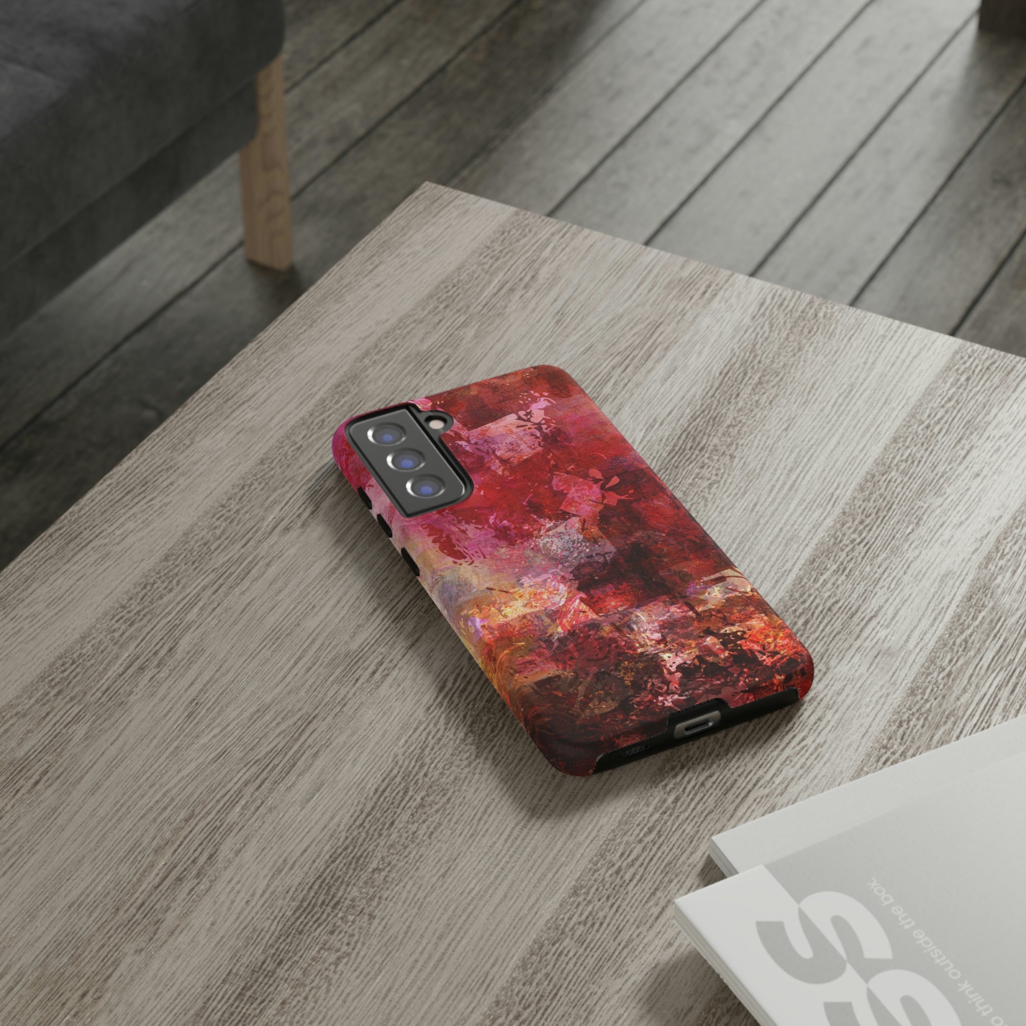 Red Grunge Android Case (Protective) Phone Case