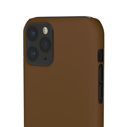 Dark Brown iPhone Case (Slim) Phone Case