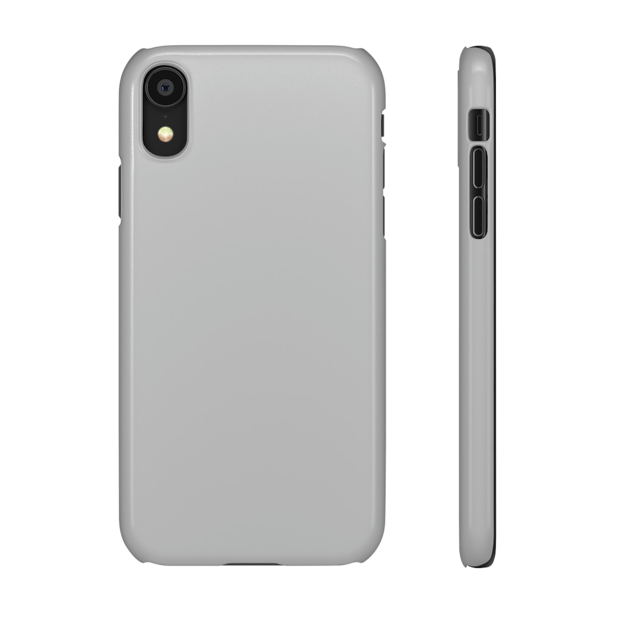 Gray iPhone Case (Slim) iPhone XR Glossy Phone Case