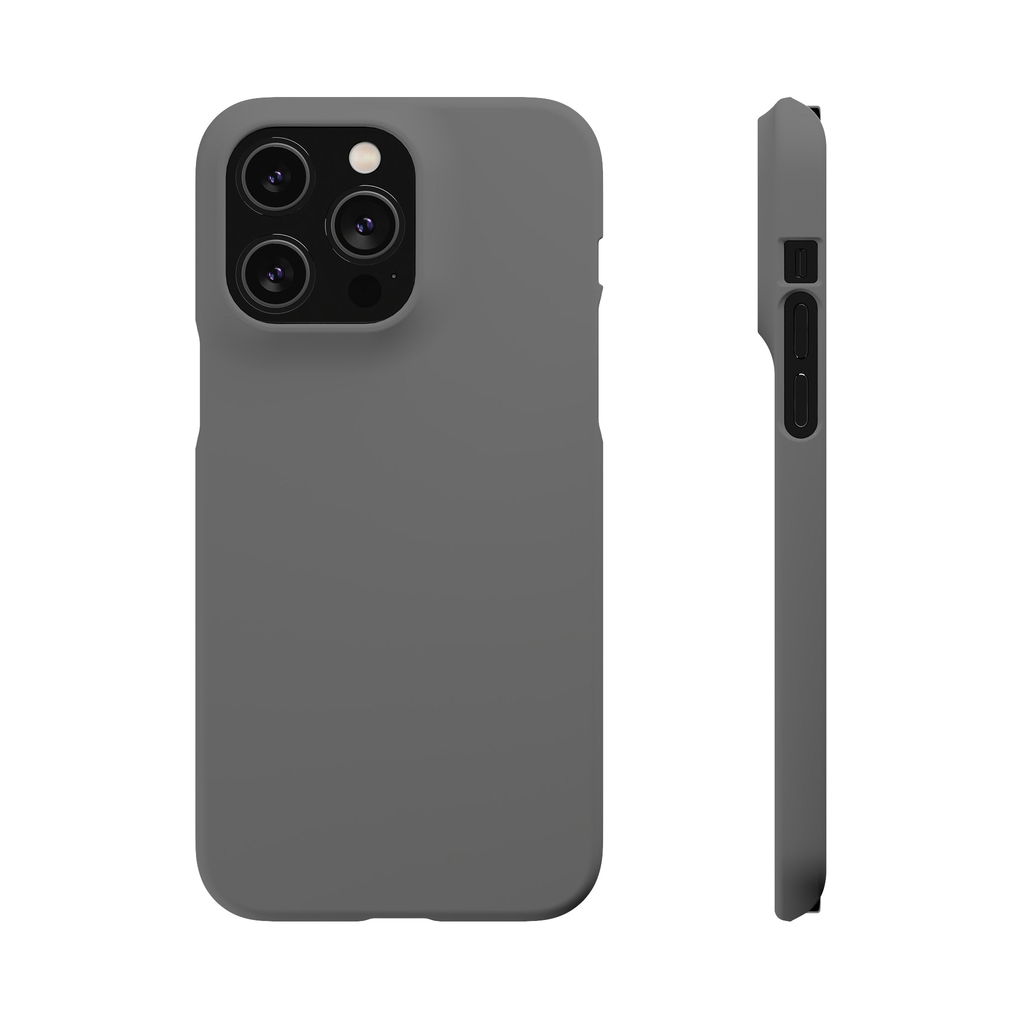 Dim Gray iPhone Case (Slim) iPhone 14 Pro Max Matte Phone Case