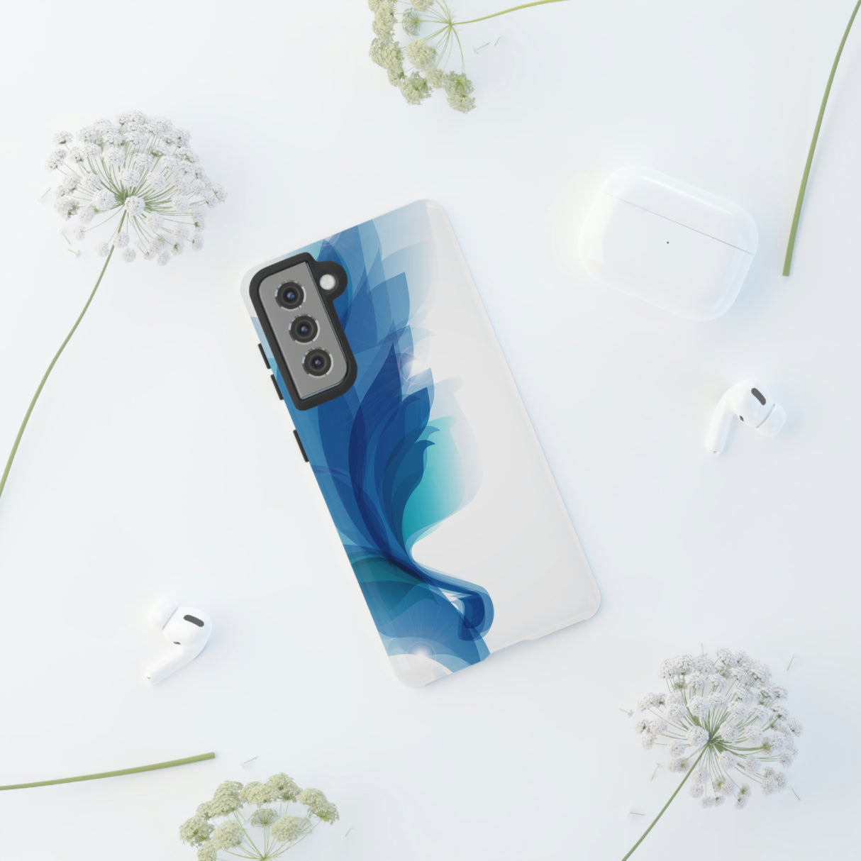 Blue Feathers Android Case (Protective) Phone Case