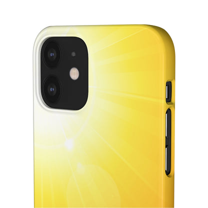 Bright Summer Sun Samsung/iPhone (Slim) iPhone 12 Glossy Phone Case