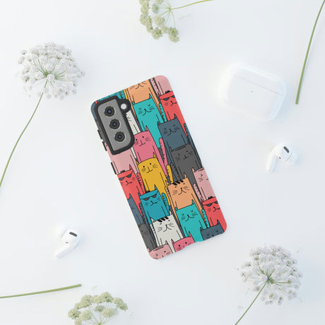 Colorful Cats Android Case (Protective) Phone Case