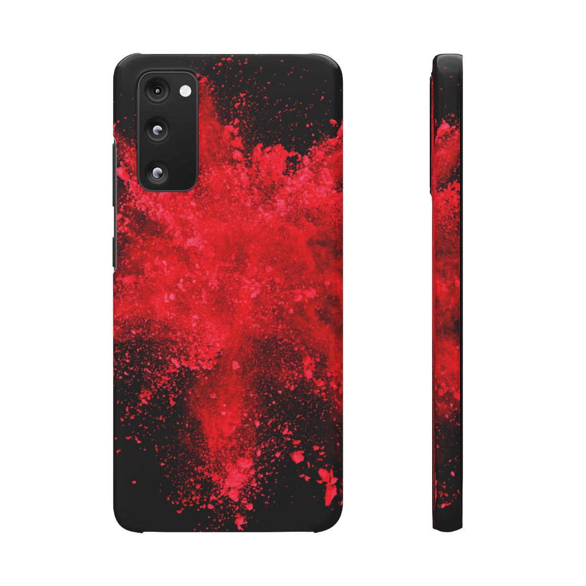 Red Explosion Samsung Case (Slim) Samsung S20 FE Glossy Phone Case