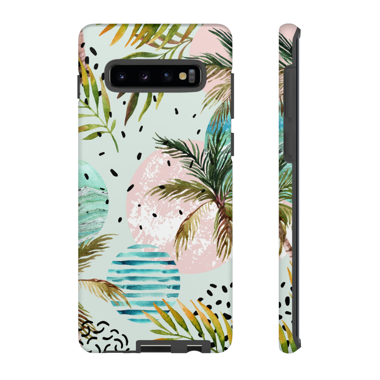 Summer Watercolor Android Case (Protective) Samsung Galaxy S10 Plus Matte Phone Case