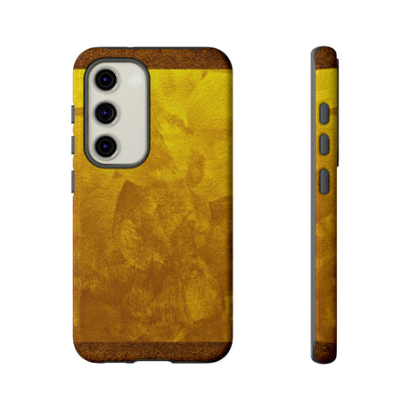 Retro Gold Android Case (Protective) Samsung Galaxy S23 Glossy Phone Case