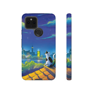 Cat Tin Roof Android Case (Protective) Google Pixel 5 5G Matte Phone Case