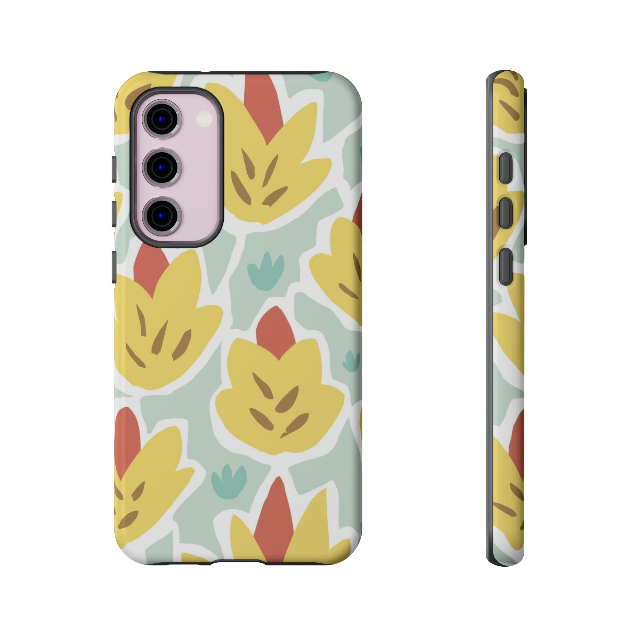 Summer Yellow Happy Flower Samsung Case (Protective) Samsung Galaxy S23 Plus Glossy Phone Case