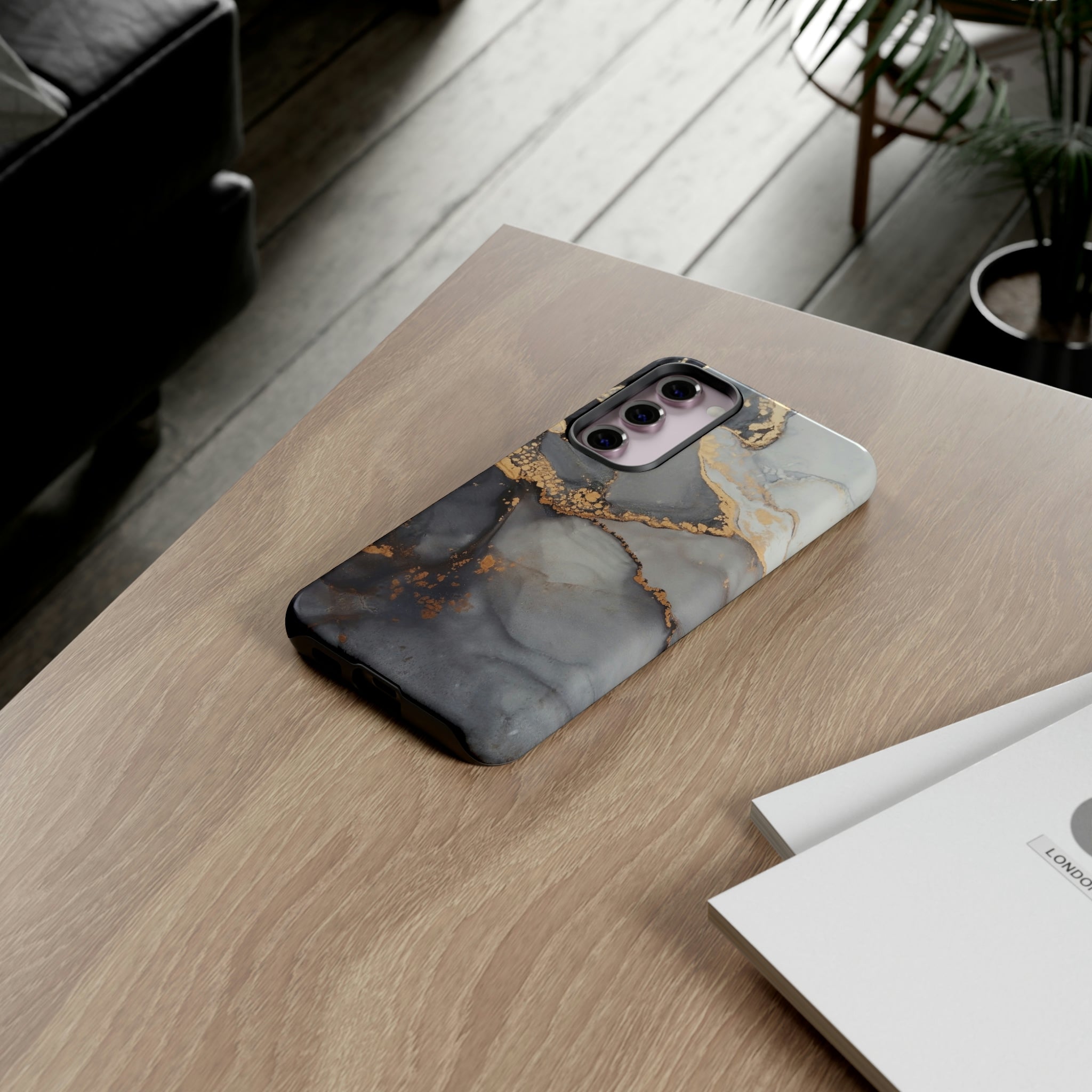 Grey Marble Android Case (Protective) Phone Case