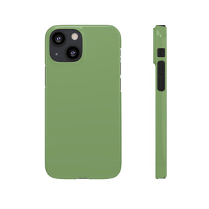 Asparagus Green iPhone Case (Slim) iPhone 13 Mini Glossy Phone Case