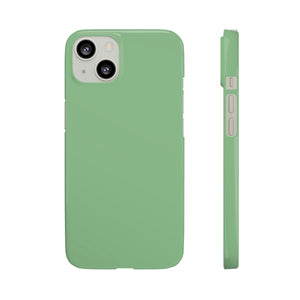 Dark Sea Green iPhone Case (Slim) iPhone 13 Glossy Phone Case