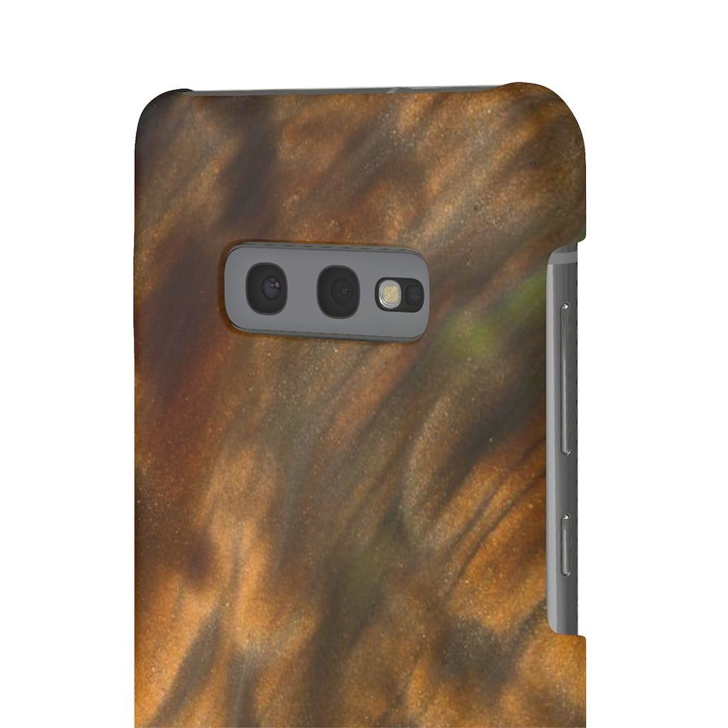 Gold Sand Ink Art Android Case (Slim) Phone Case