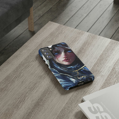 Paladin Girl Blue Eyes Android Case (Protective) Phone Case