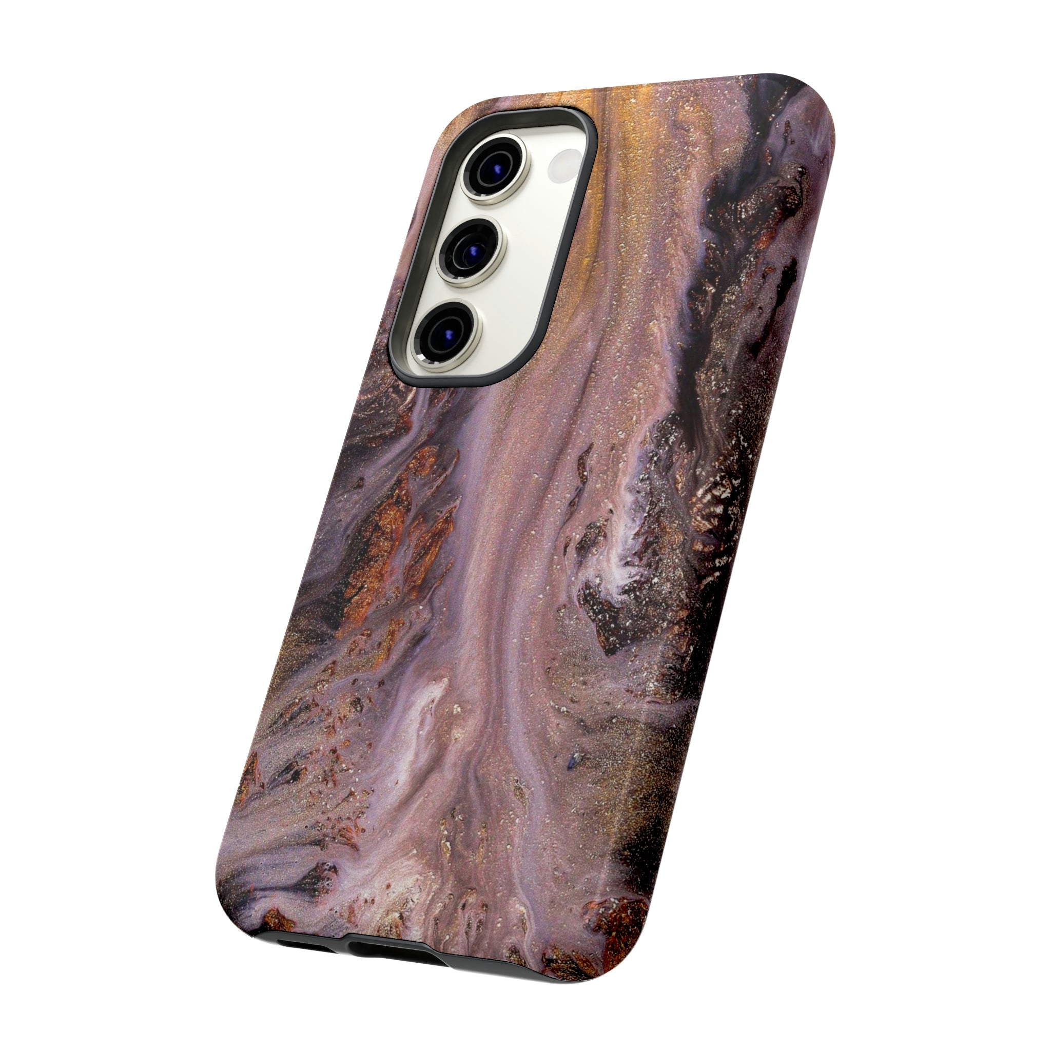 Pink Marble Ink Art Android Case (Protective) Phone Case