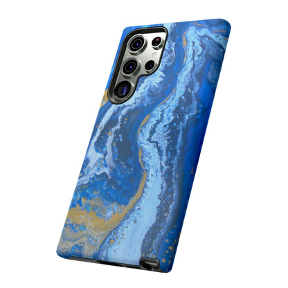 Acrylic Blue Gold Android Case (Protective) Phone Case