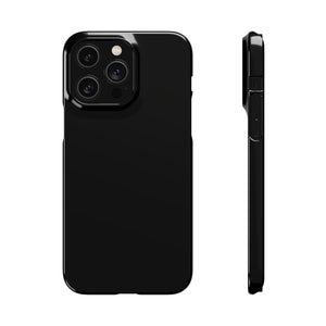 Black iPhone Case (Slim) iPhone 14 Pro Max Glossy Phone Case