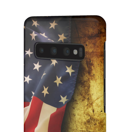 Close up of American flag Samsung/iPhone (Slim) Samsung Galaxy S10 Glossy Phone Case