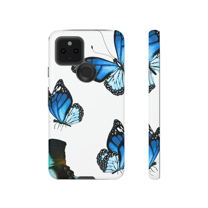 Blue Butterflies Android Case (Protective) Google Pixel 5 5G Matte Phone Case