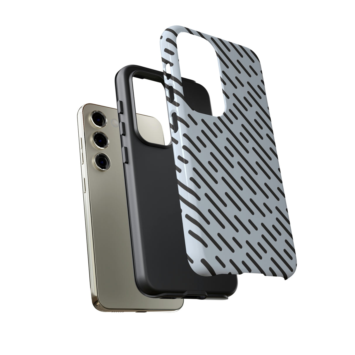 B & W Line Samsung Case (Protective) Phone Case