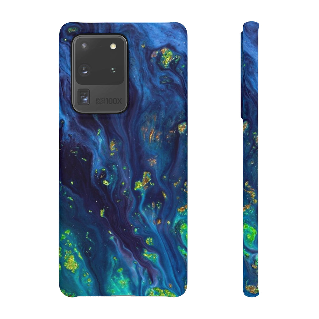 Green Opal Ink Art Android Case (Slim) Samsung Galaxy S20 Ultra Matte Phone Case