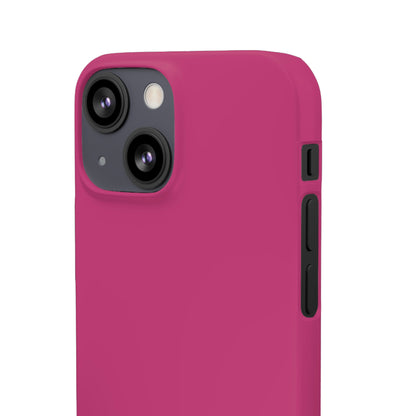 Fuchsia Purple iPhone Case (Slim) Phone Case