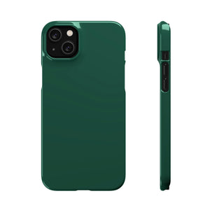 Brunswick Green iPhone Case (Slim) iPhone 14 Plus Glossy Phone Case