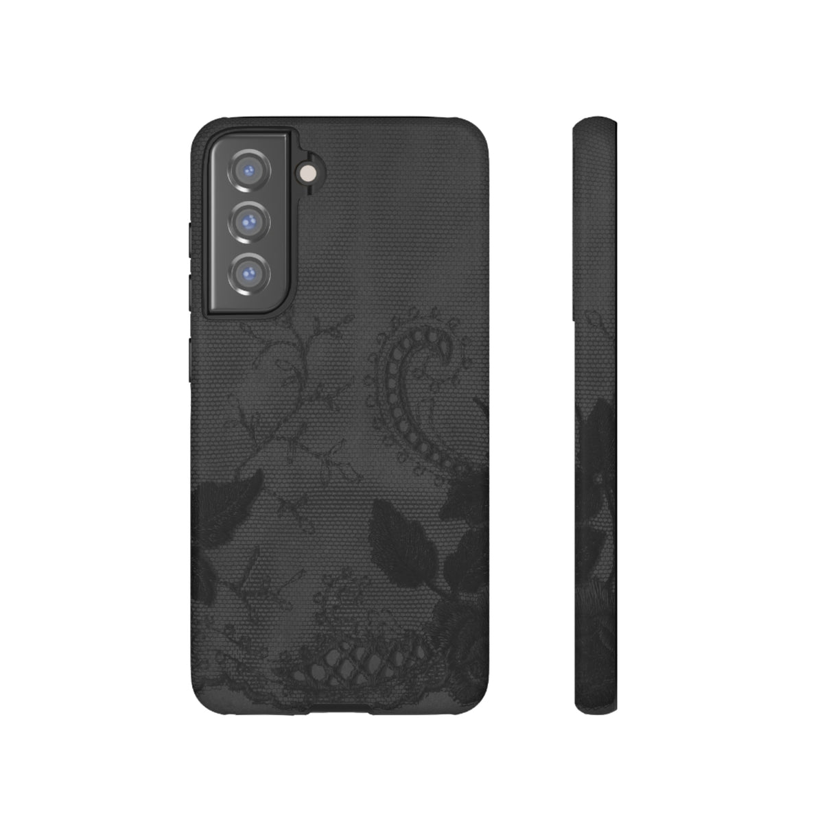 Grunbacca Gothic Flower Samsung Case (Protective) Samsung Galaxy S21 FE Matte Phone Case