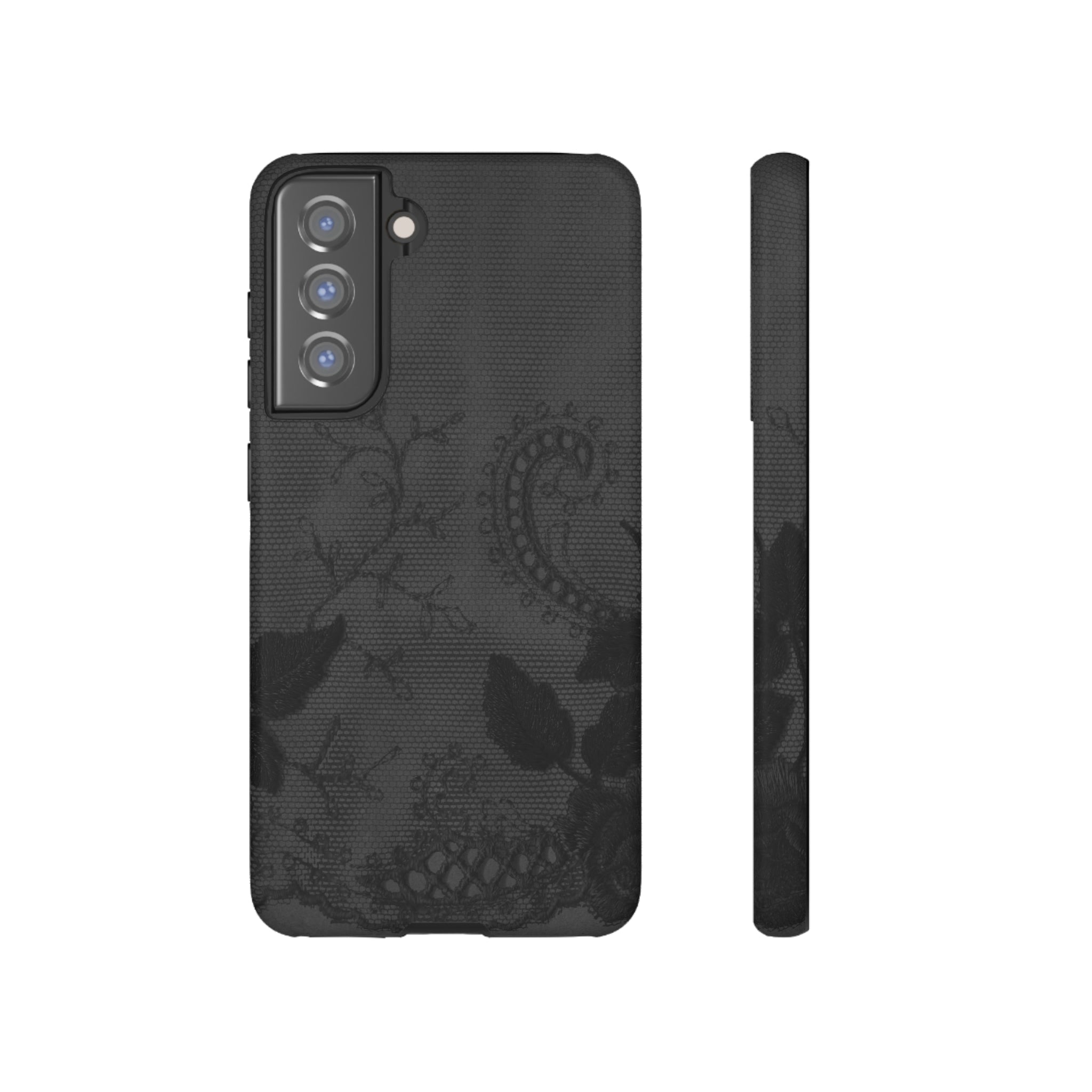 Grunbacca Gothic Flower Samsung Case (Protective) Samsung Galaxy S21 FE Matte Phone Case