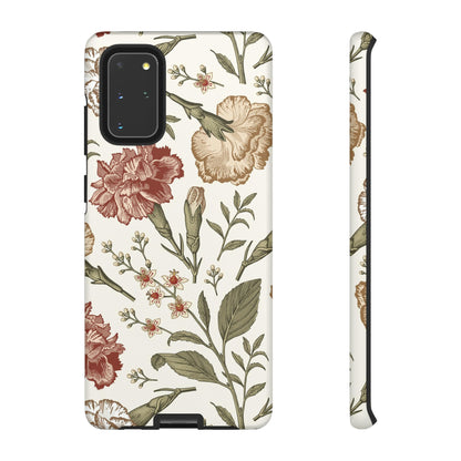 Carnation Vintage Flower Samsung Case (Protective) Samsung Galaxy S20+ Matte Phone Case