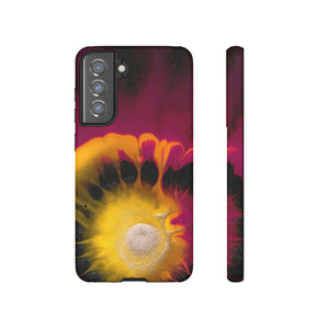 Deep Purple Ink Art Android Case (Protective) Samsung Galaxy S21 FE Matte Phone Case