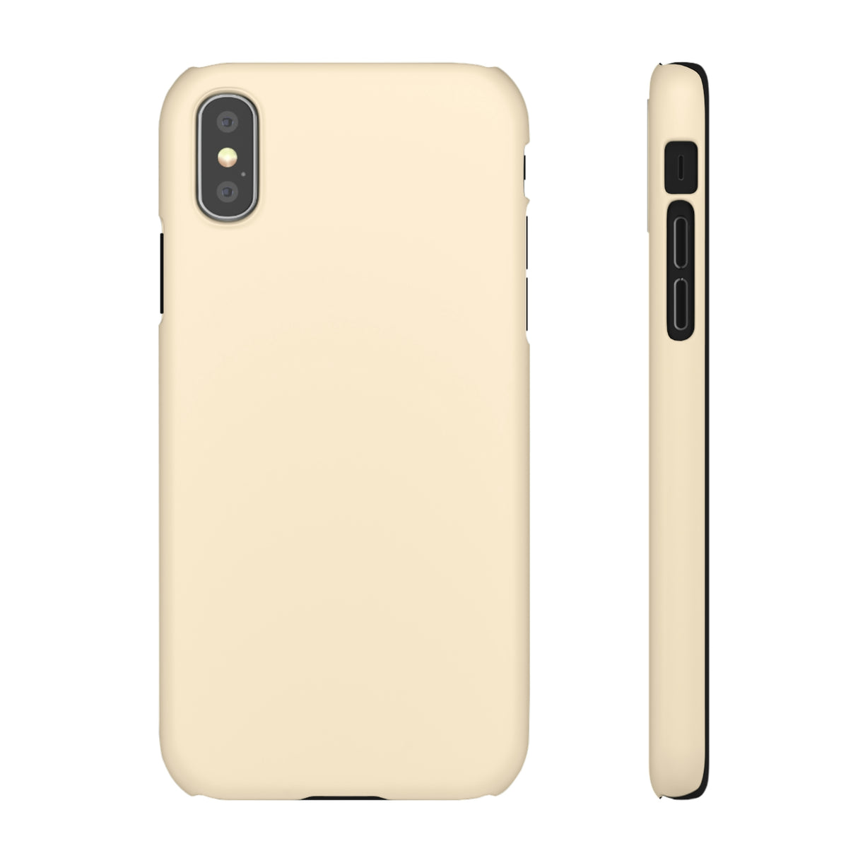 Blanched Almond iPhone Case (Slim) iPhone XS Matte Phone Case