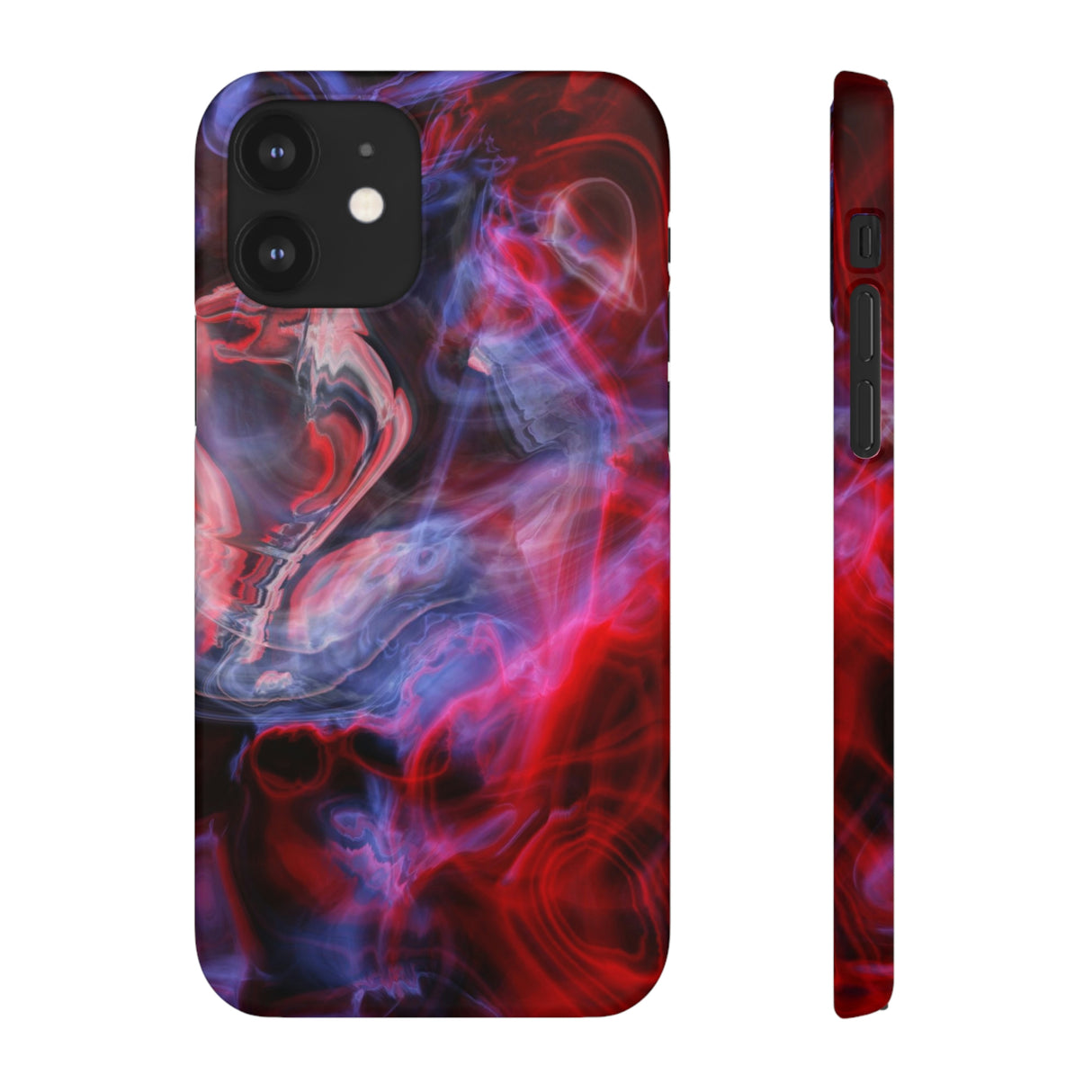 Red Marble iPhone Case (Slim) iPhone 12 Matte Phone Case