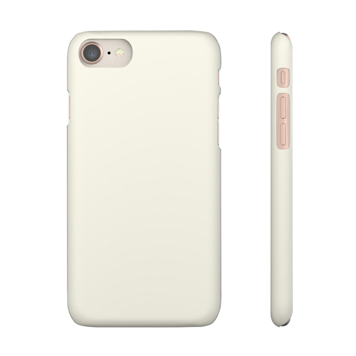 Floral White iPhone Case (Slim) iPhone 8 Matte Phone Case