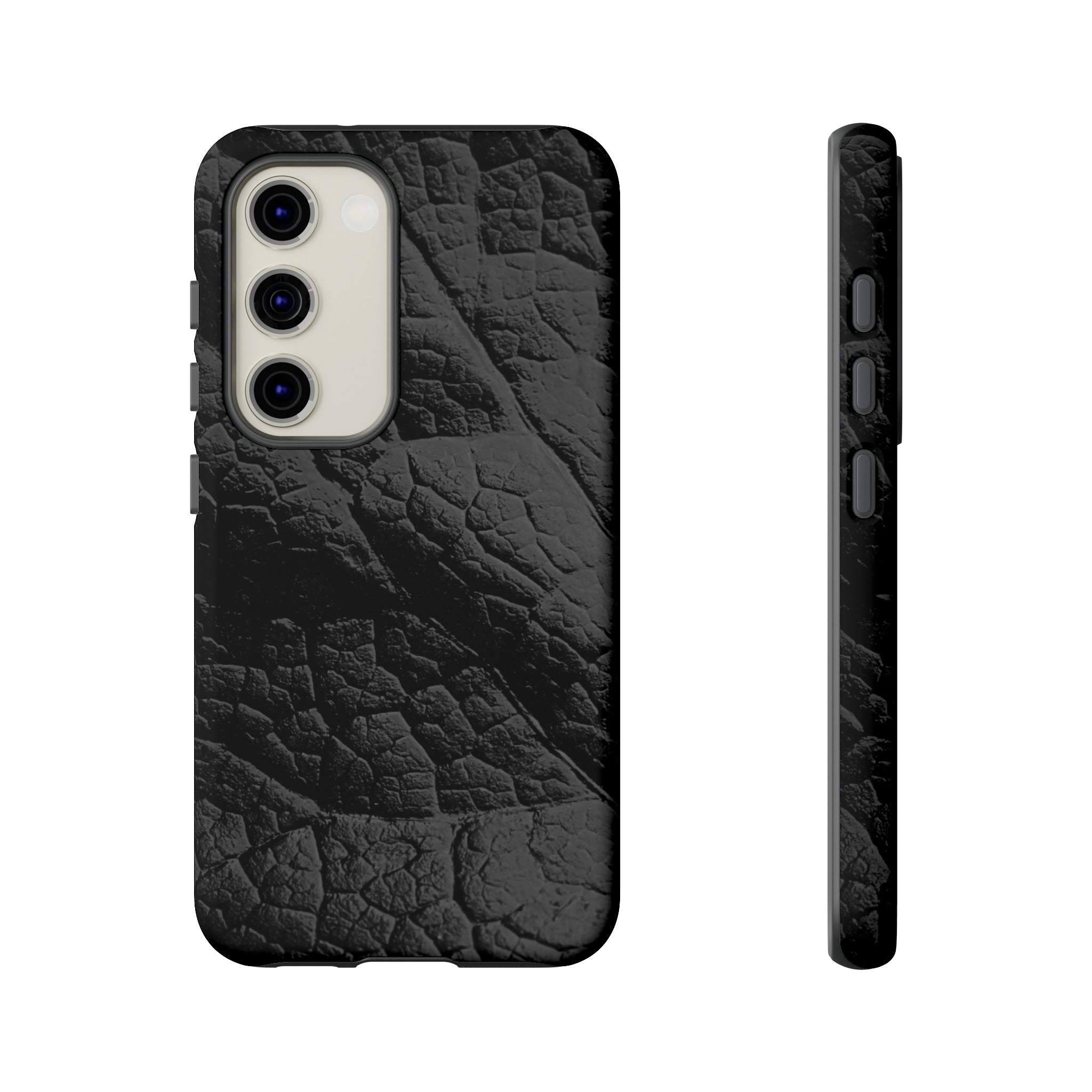 Black Leaf Android Case (Protective) Samsung Galaxy S23 Matte Phone Case