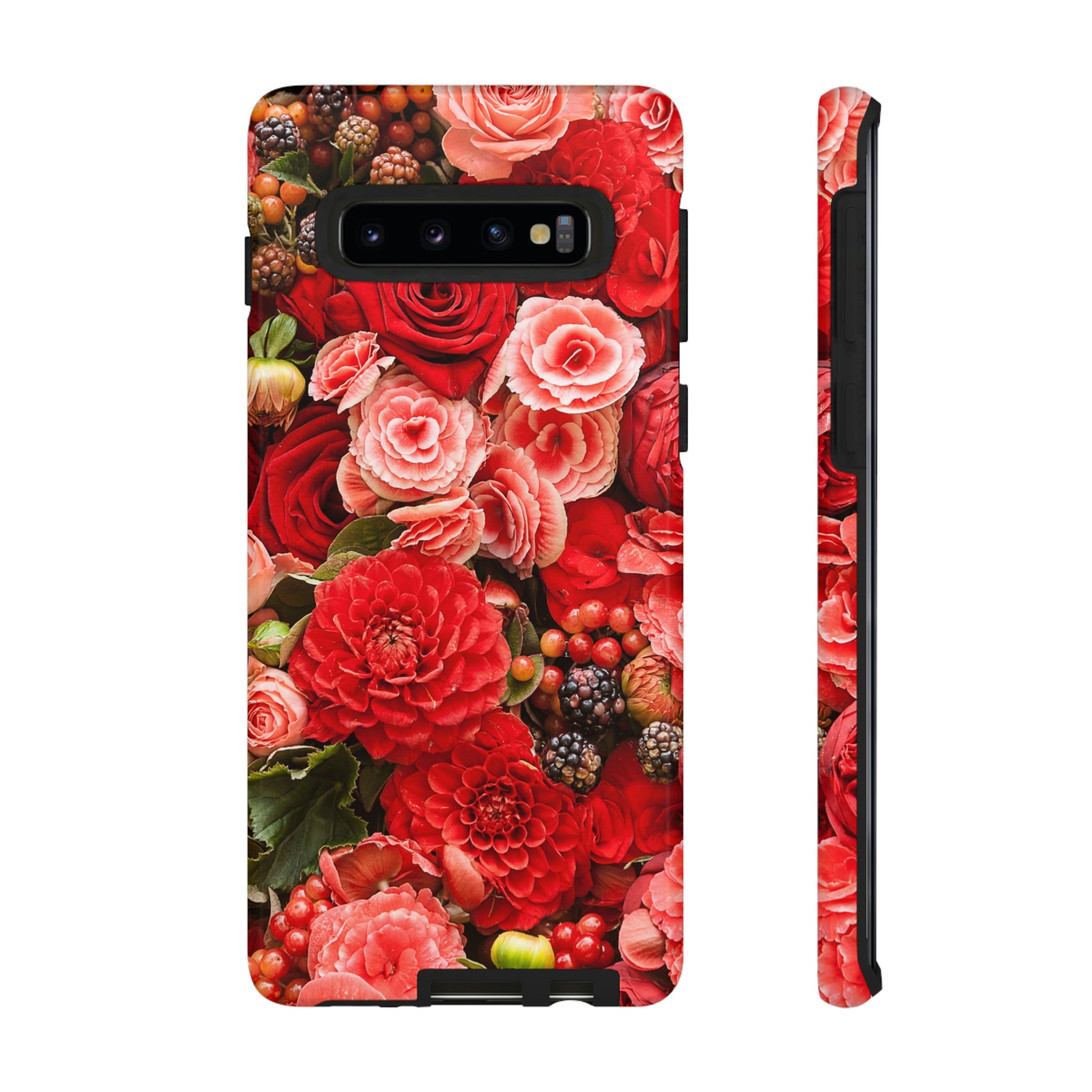 Flower Wall Android Case (Protective) Samsung Galaxy S10 Glossy Phone Case