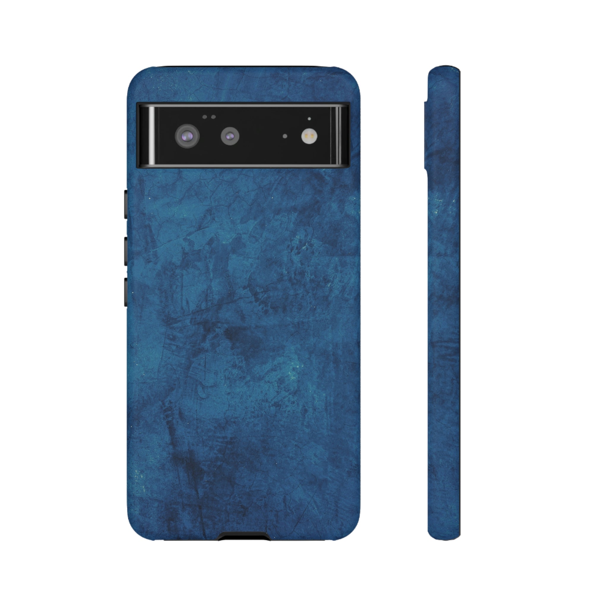 Grunge Navy Blue Android Case (Protective) Google Pixel 6 Matte Phone Case