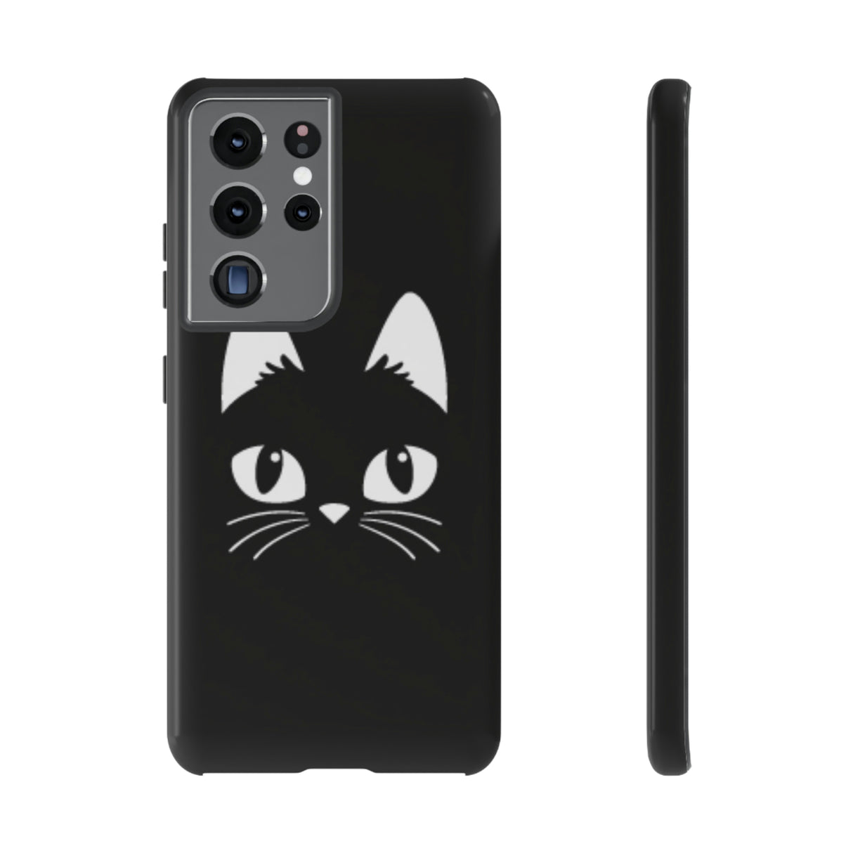 Cat Icon Android Case (Protective) Samsung Galaxy S21 Ultra Glossy Phone Case